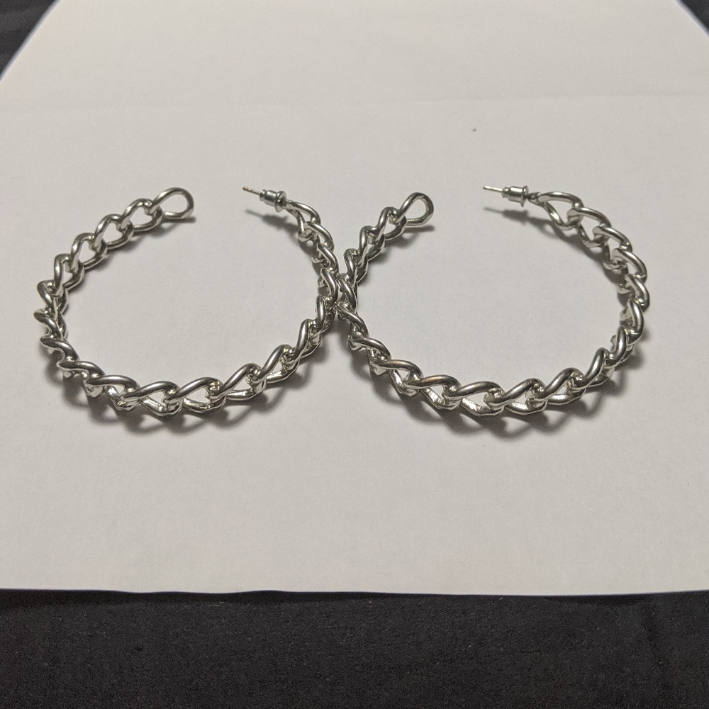 Chain Hoop Earrings
